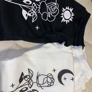 cute multi color comfy sweatpants with designs